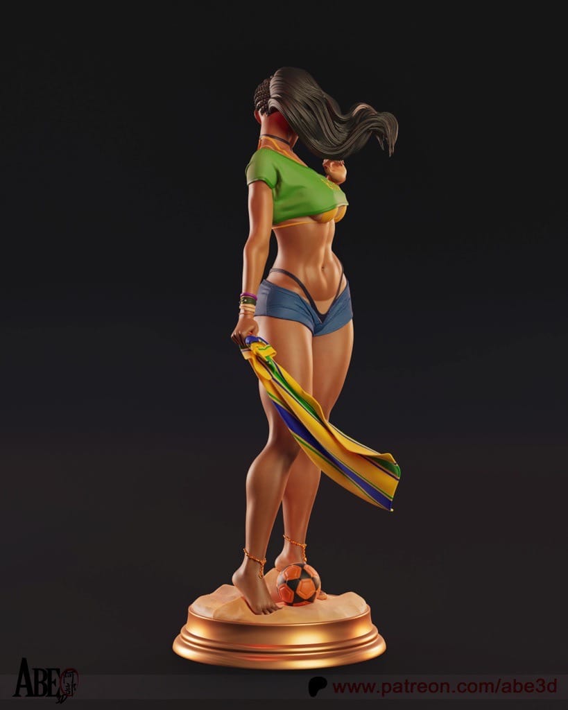 P站图纸印象馆 ABE3D 街头霸王 松田劳拉 ABE3D 街头霸王 松田劳拉