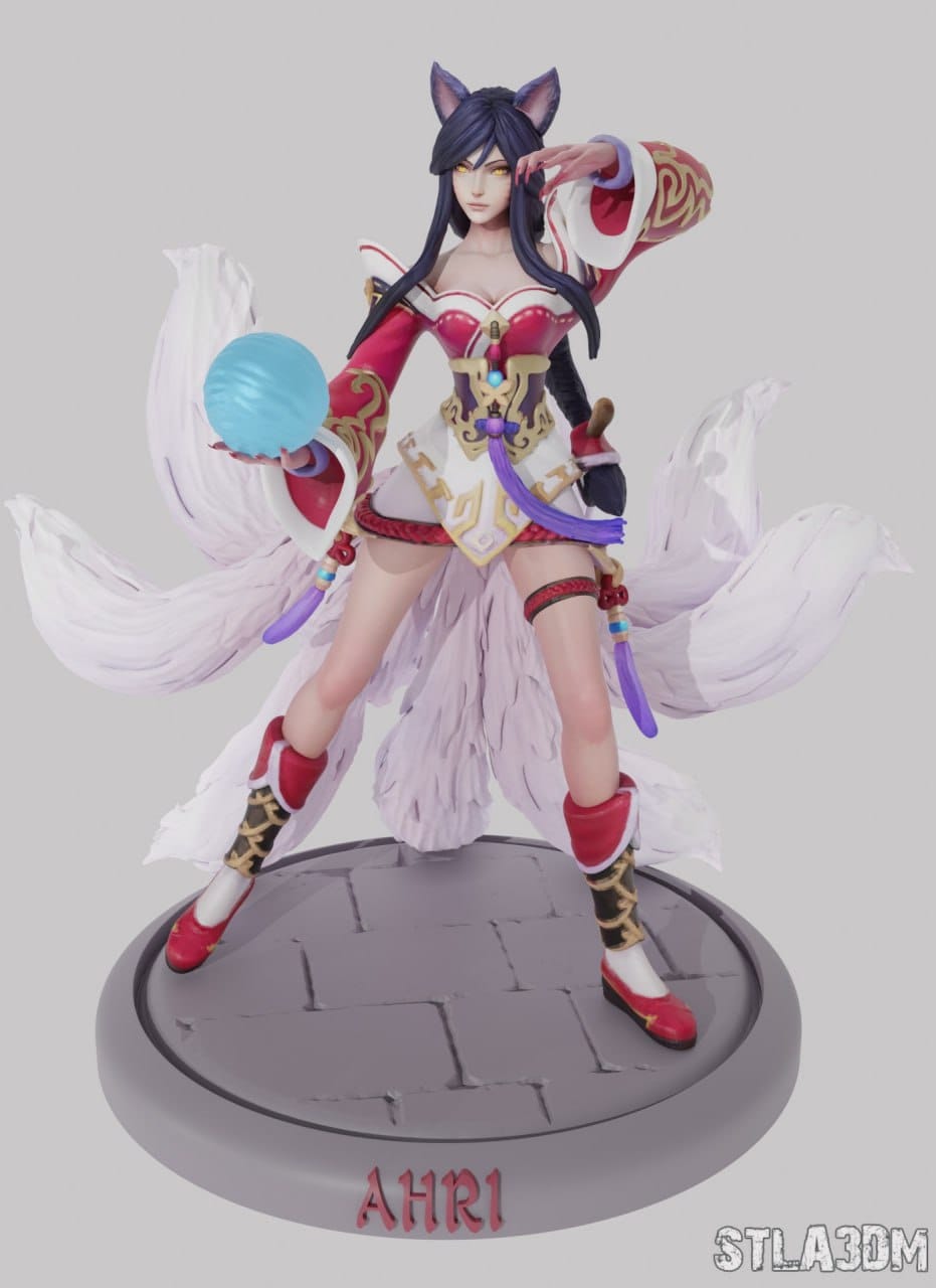 P站图纸印象馆 英雄联盟 阿狸 英雄联盟 阿狸