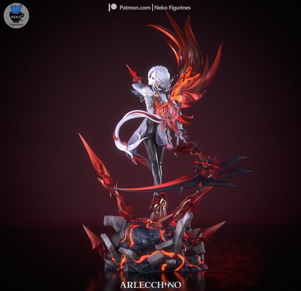 P站图纸印象馆 Neko 原神 阿蕾奇诺 Neko 原神 阿蕾奇诺