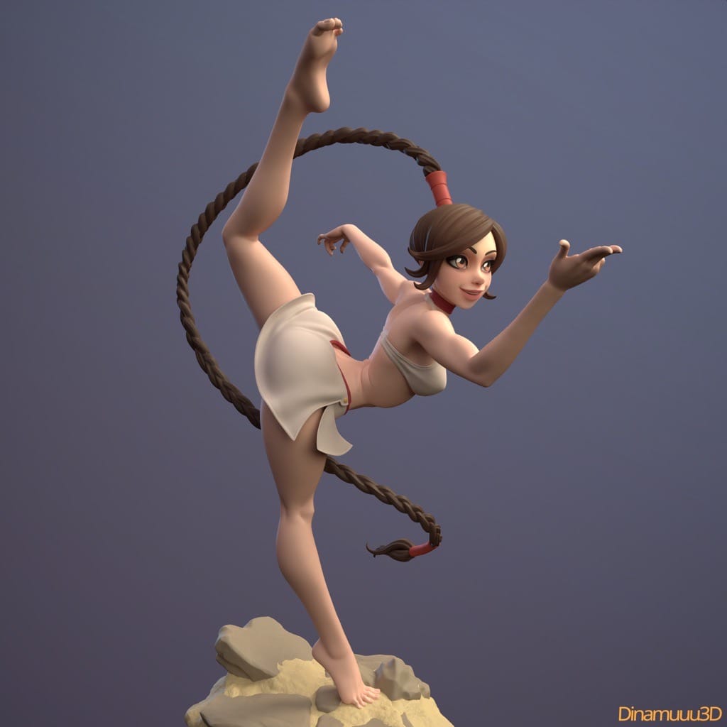 P站图纸印象馆 Dinamuuu 3D 降世神通 泰丽 Dinamuuu 3D 降世神通 泰丽