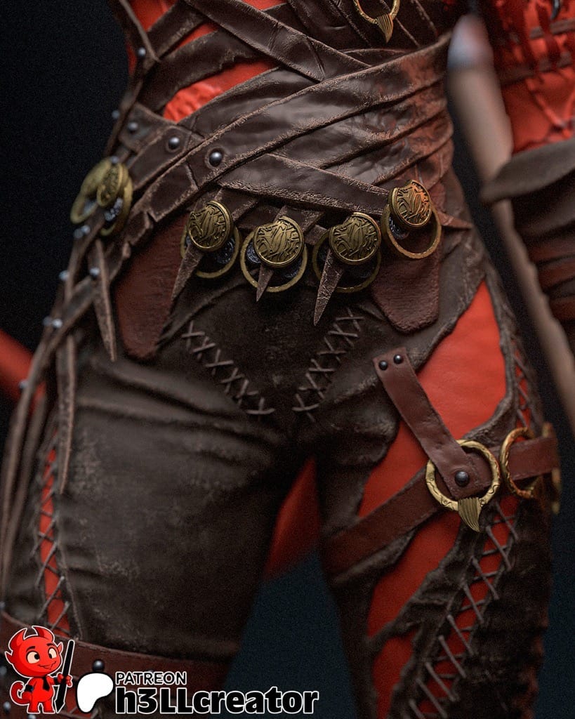 P站图纸印象馆 H3LL 博德之门 卡拉克 H3LL 博德之门 卡拉克