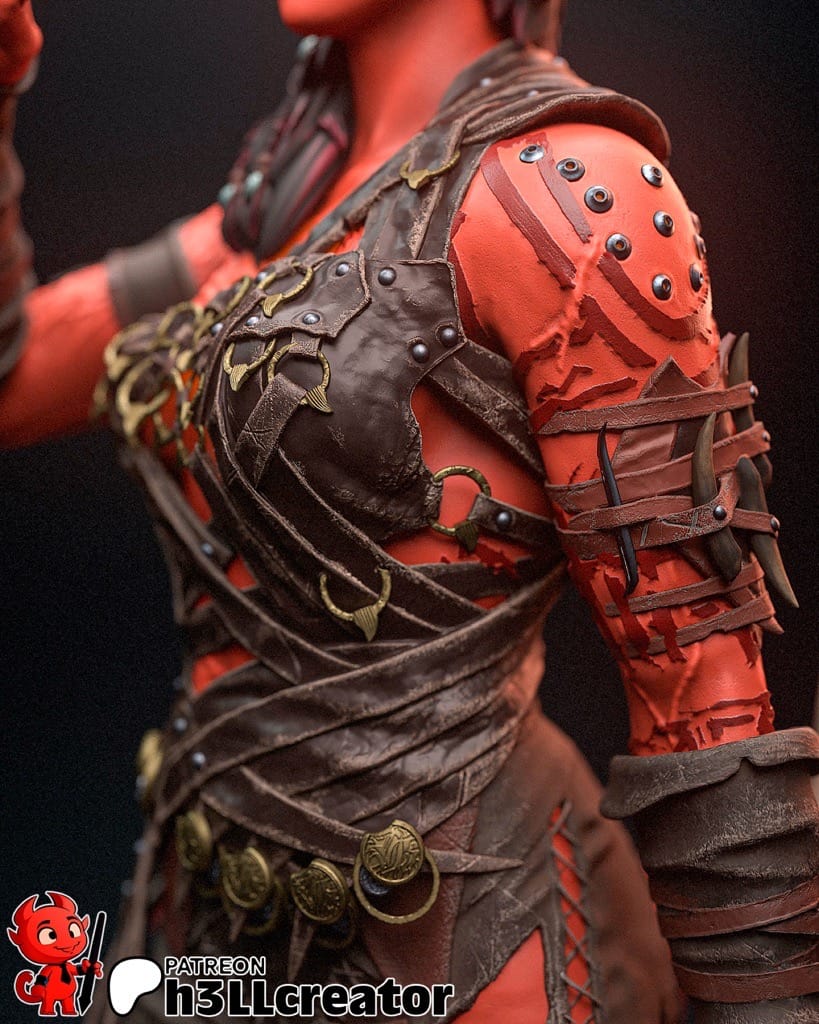 P站图纸印象馆 H3LL 博德之门 卡拉克 H3LL 博德之门 卡拉克