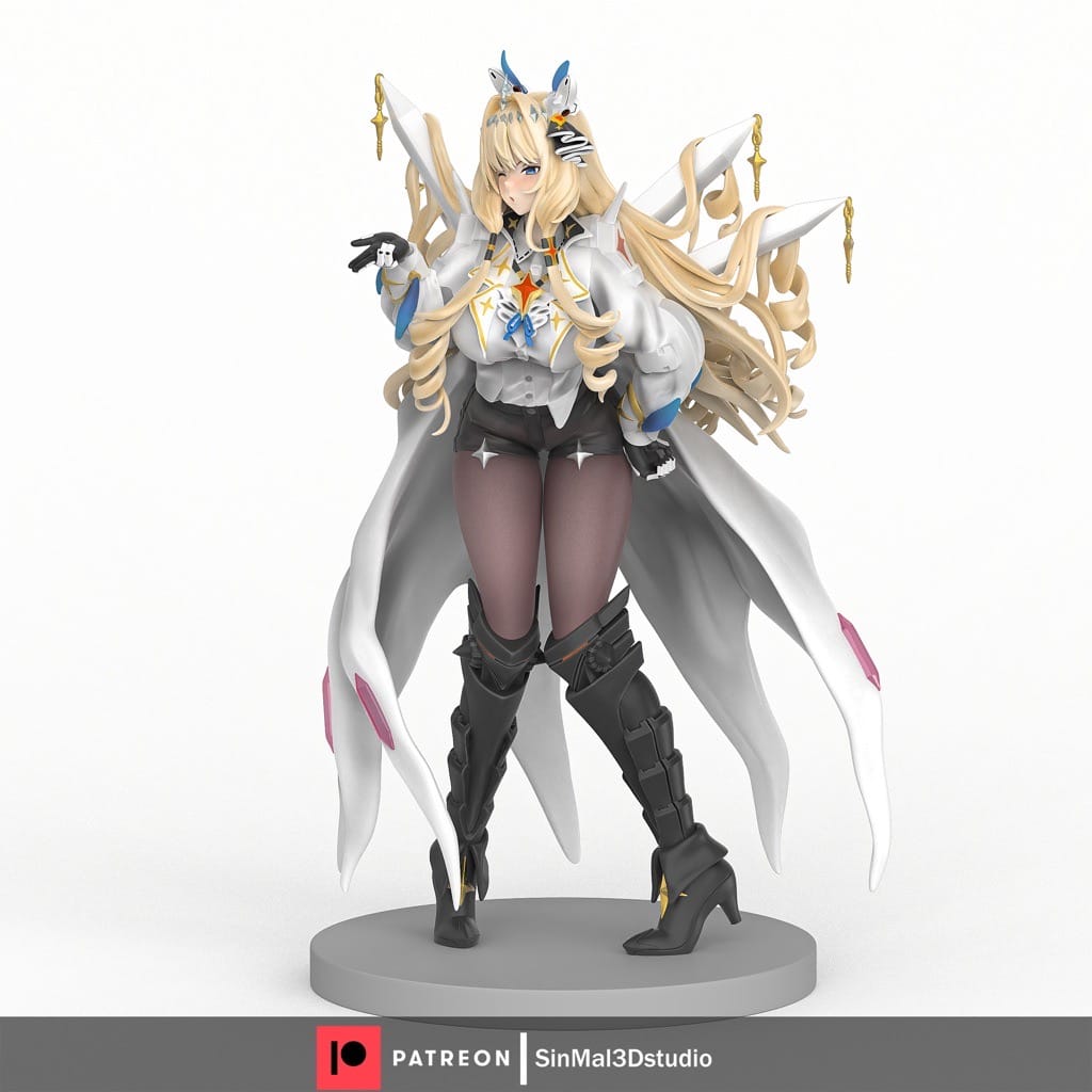 P站图纸印象馆 Sin3Dstudio 胜利女神 皇冠 Sin3Dstudio 胜利女神 皇冠