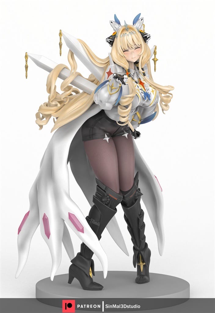 P站图纸印象馆 Sin3Dstudio 胜利女神 皇冠 Sin3Dstudio 胜利女神 皇冠