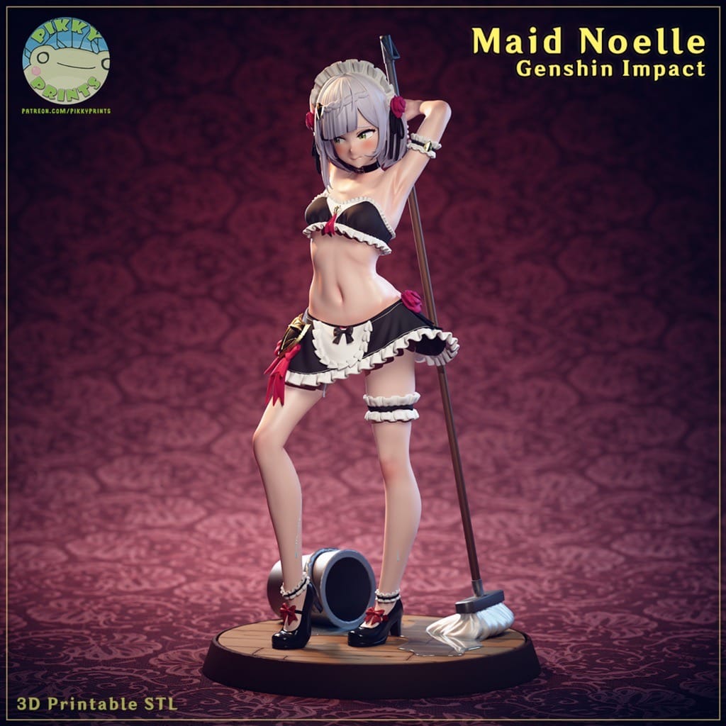 P站图纸印象馆 Pikitty 原神 诺艾尔 Pikitty 原神 诺艾尔