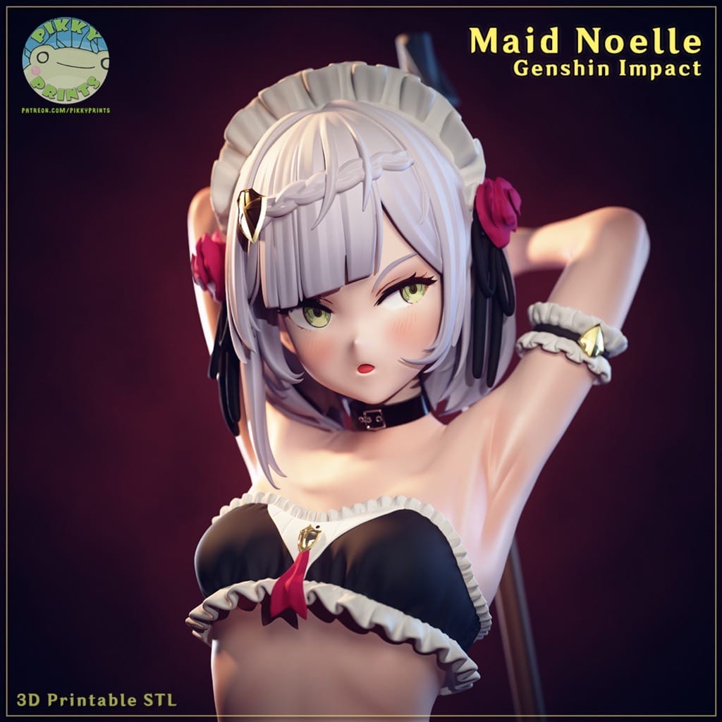 P站图纸印象馆 Pikitty 原神 诺艾尔 Pikitty 原神 诺艾尔