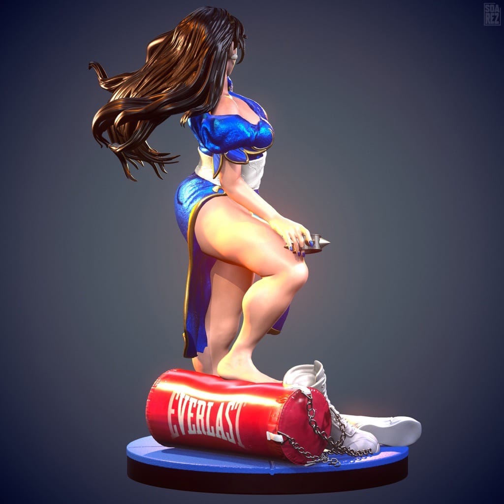 P站图纸印象馆 Soarez3D 街头霸王 春丽 Soarez3D 街头霸王 春丽