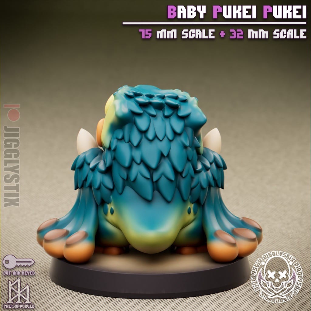 P站图纸印象馆 Jigglystix 怪物猎人 毒妖鸟幼崽 Jigglystix 怪物猎人 毒妖鸟幼崽