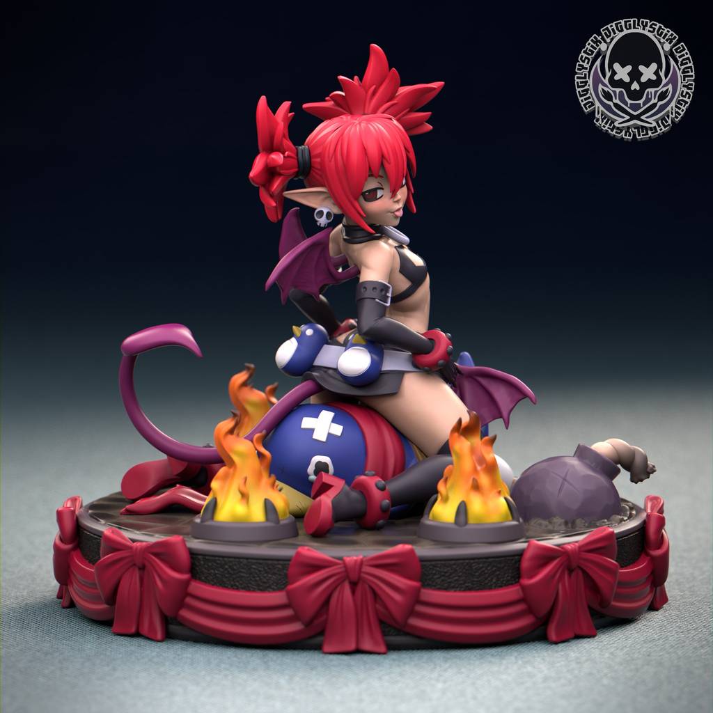 P站图纸印象馆 Jigglystix 魔界战记 艾多娜 Jigglystix 魔界战记 艾多娜