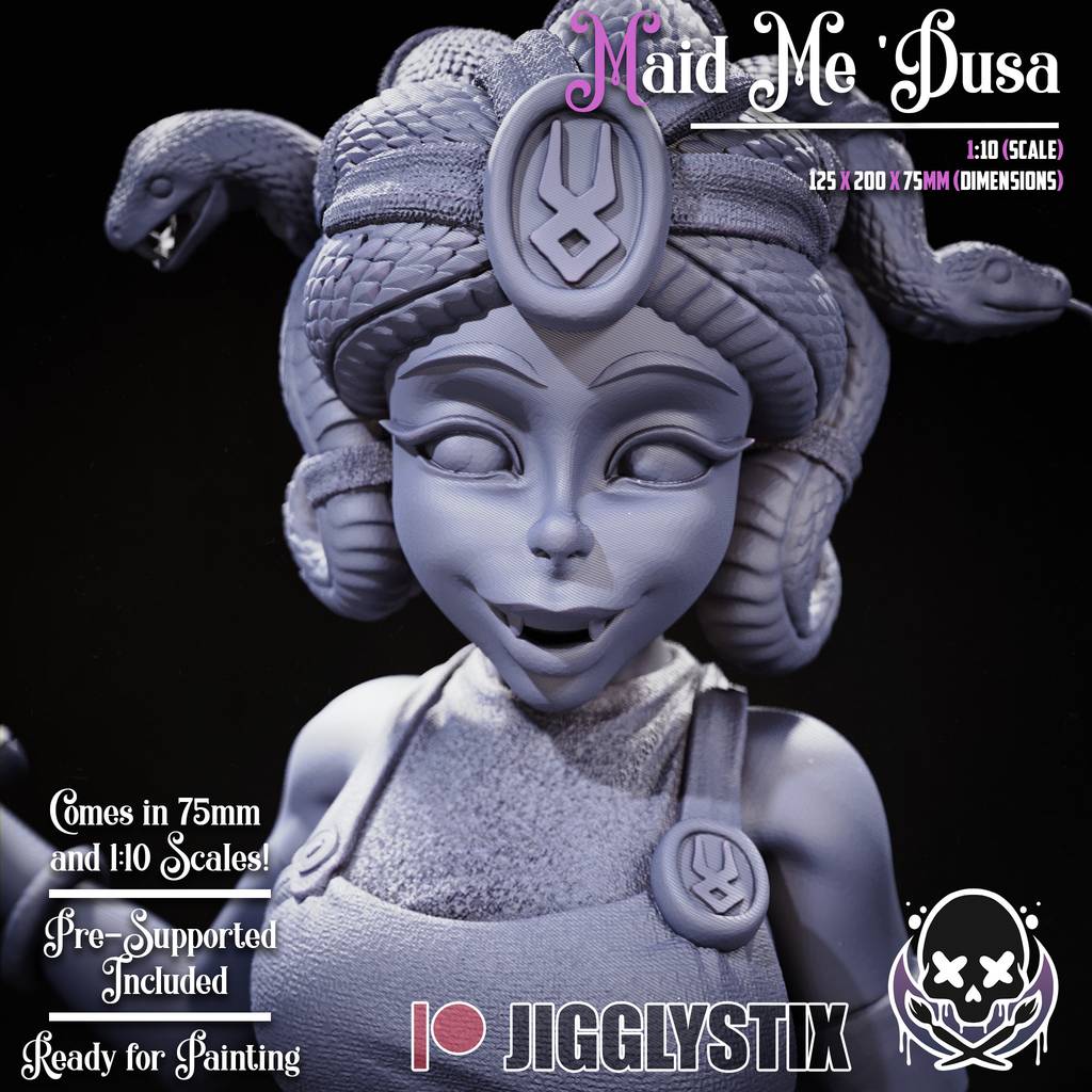 P站图纸印象馆 Jigglystix 少女美杜莎 Jigglystix 少女美杜莎