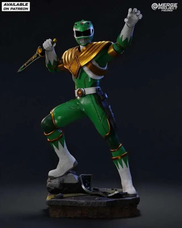 P站图纸印象馆 MPF 恐龙战队 绿衣战士 MPF 恐龙战队 绿衣战士