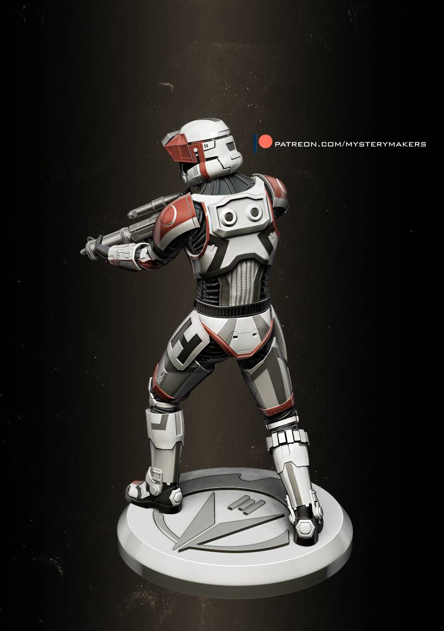 P站图纸印象馆 星球大战 克隆人指挥官 星球大战 克隆人指挥官