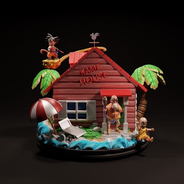 P站图纸印象馆 龙珠 龟仙人的小屋 龙珠 龟仙人的小屋