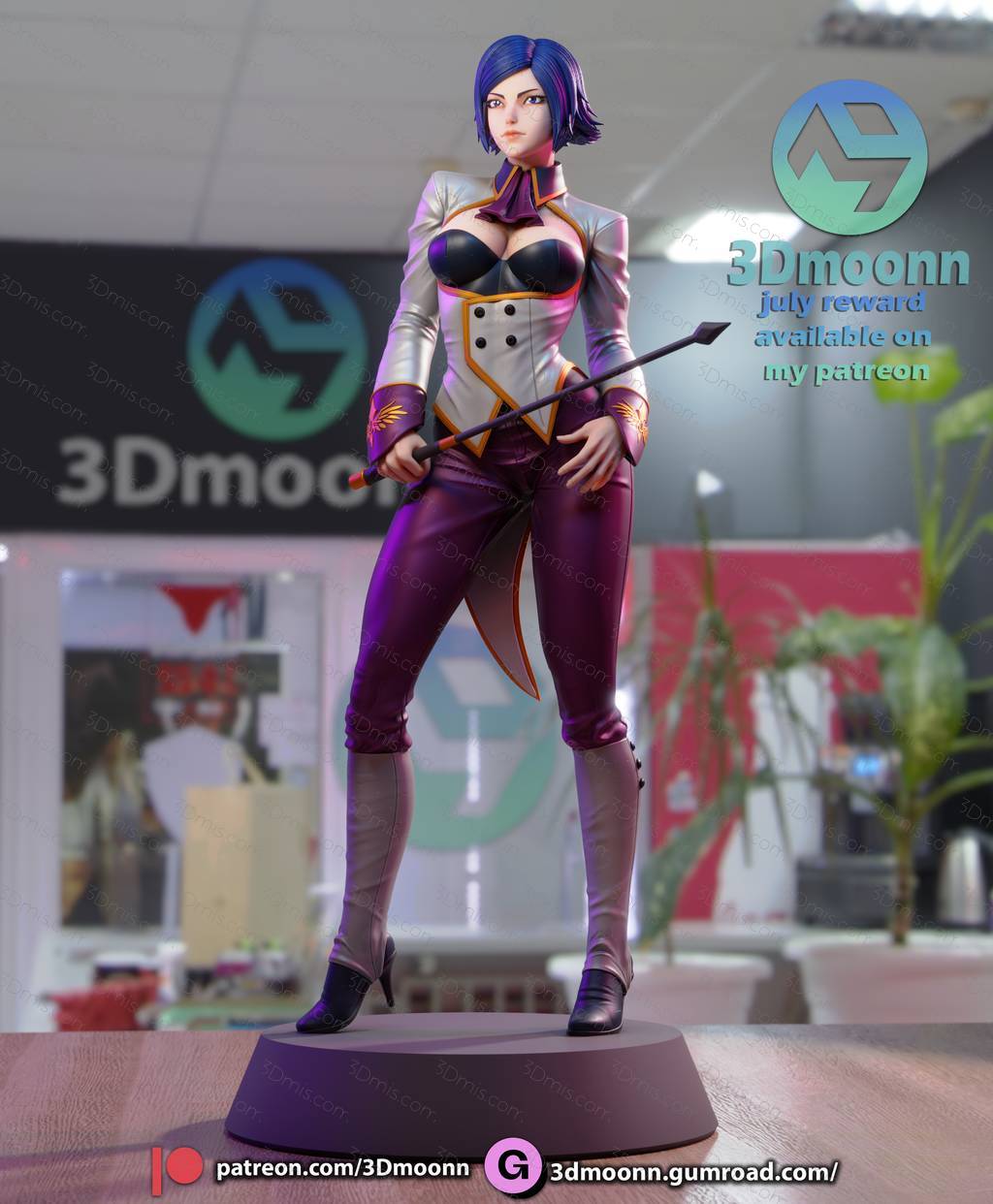 3Dmoonn 拳皇 伊丽莎白