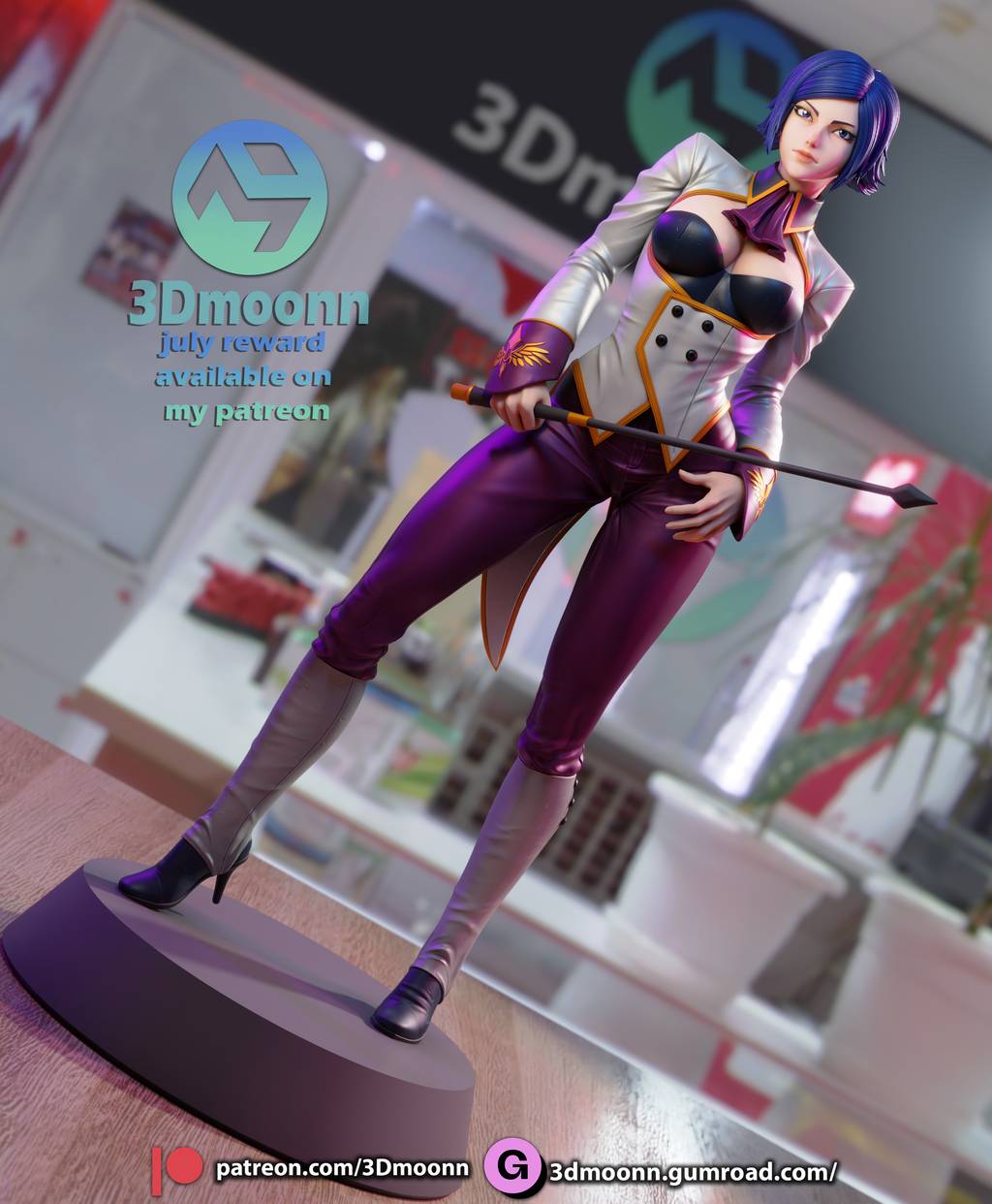 P站图纸印象馆 3Dmoonn 拳皇 伊丽莎白 3Dmoonn 拳皇 伊丽莎白