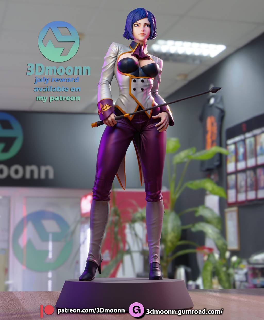 P站图纸印象馆 3Dmoonn 拳皇 伊丽莎白 3Dmoonn 拳皇 伊丽莎白