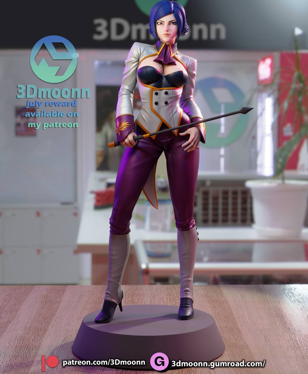 P站图纸印象馆 3Dmoonn 拳皇 伊丽莎白 3Dmoonn 拳皇 伊丽莎白