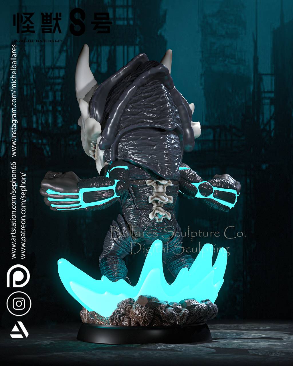 P站图纸印象馆 Geek MB 怪兽8号 四之宫奇可露和怪兽8号 Geek MB 怪兽8号 四之宫奇可露和怪兽8号