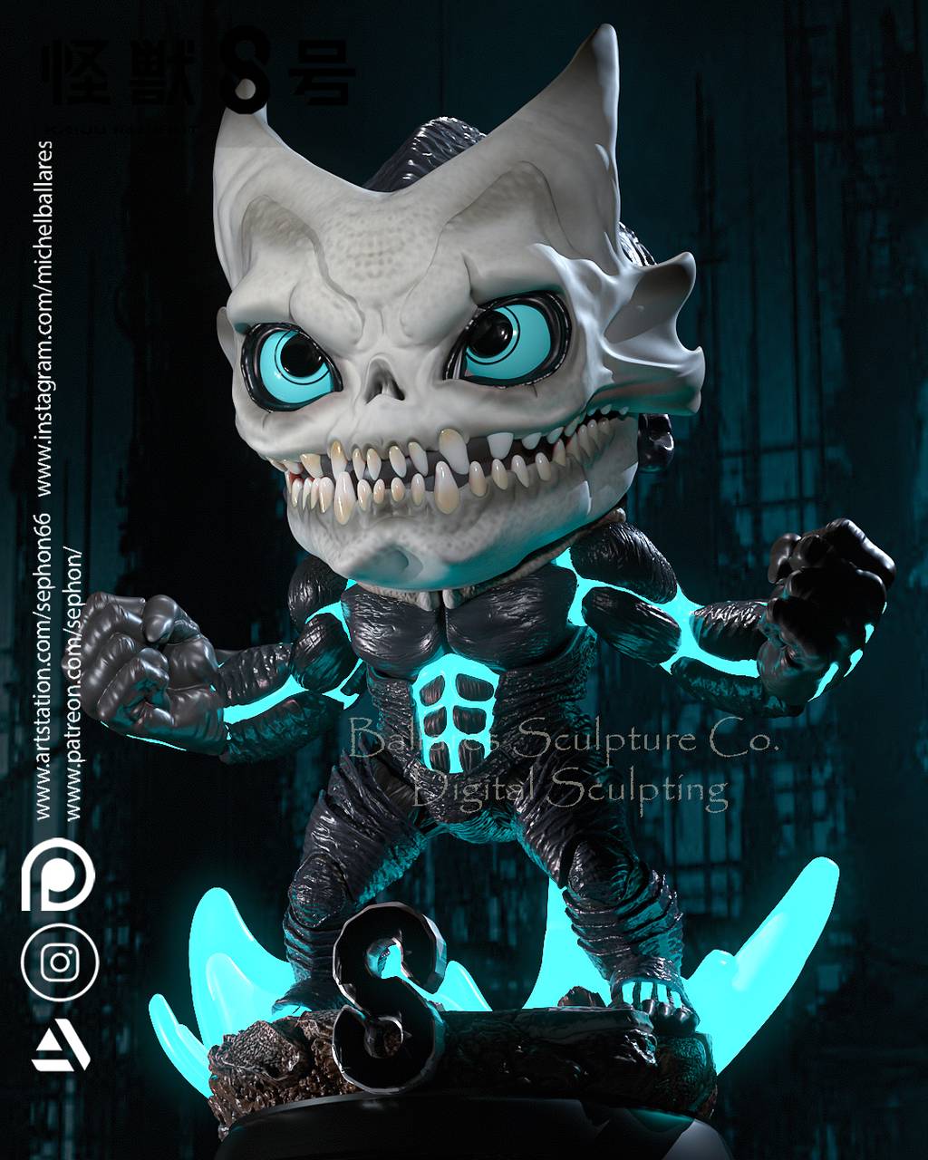 P站图纸印象馆 Geek MB 怪兽8号 四之宫奇可露和怪兽8号 Geek MB 怪兽8号 四之宫奇可露和怪兽8号