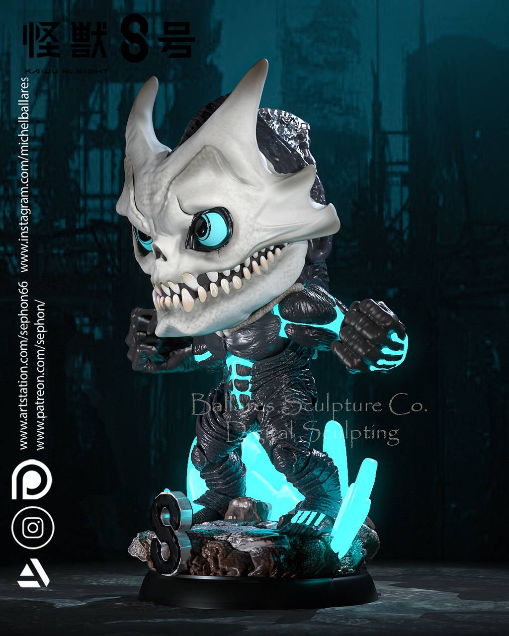 P站图纸印象馆 Geek MB 怪兽8号 四之宫奇可露和怪兽8号 Geek MB 怪兽8号 四之宫奇可露和怪兽8号