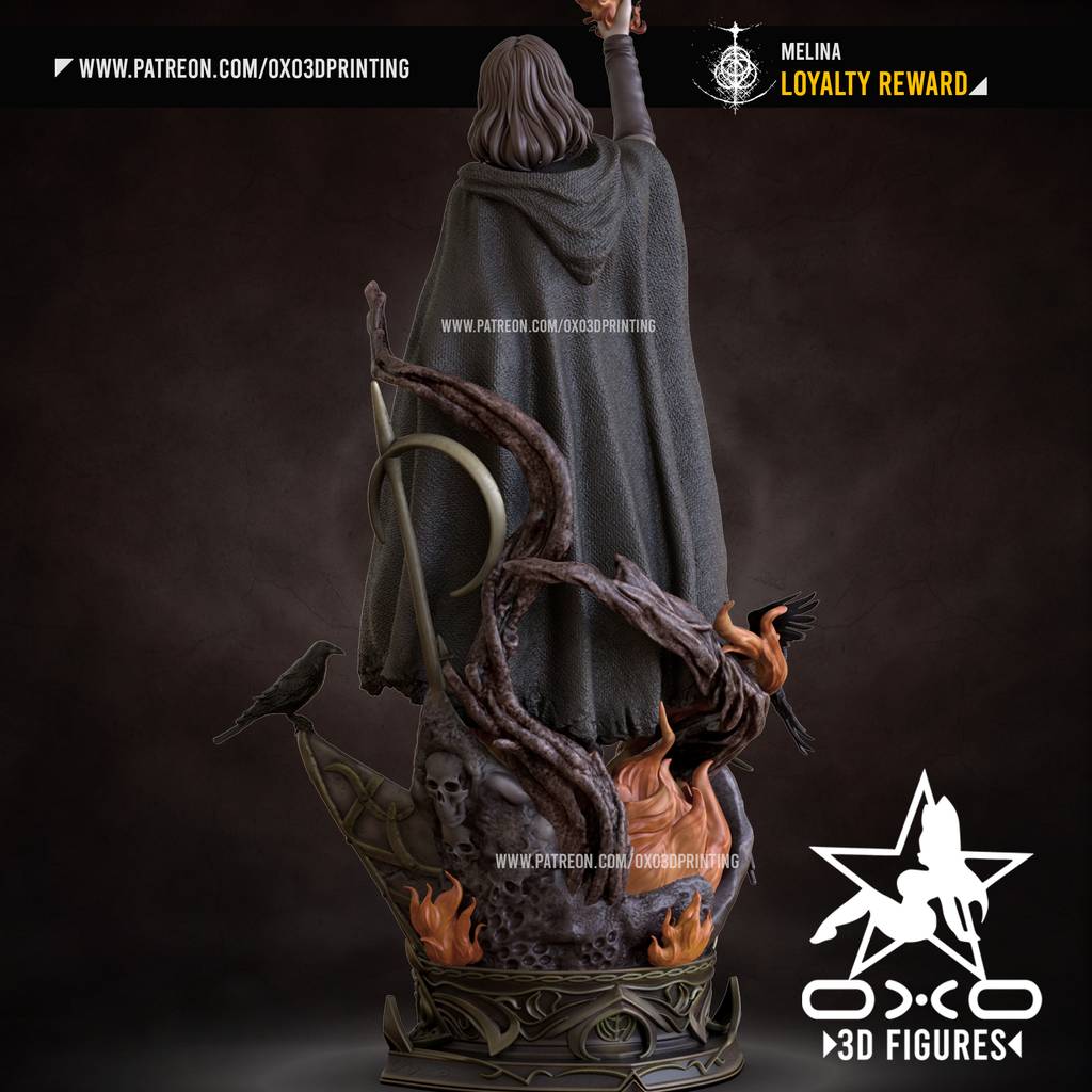 P站图纸印象馆 OXO3D 艾尔登法环 梅琳娜 OXO3D 艾尔登法环 梅琳娜