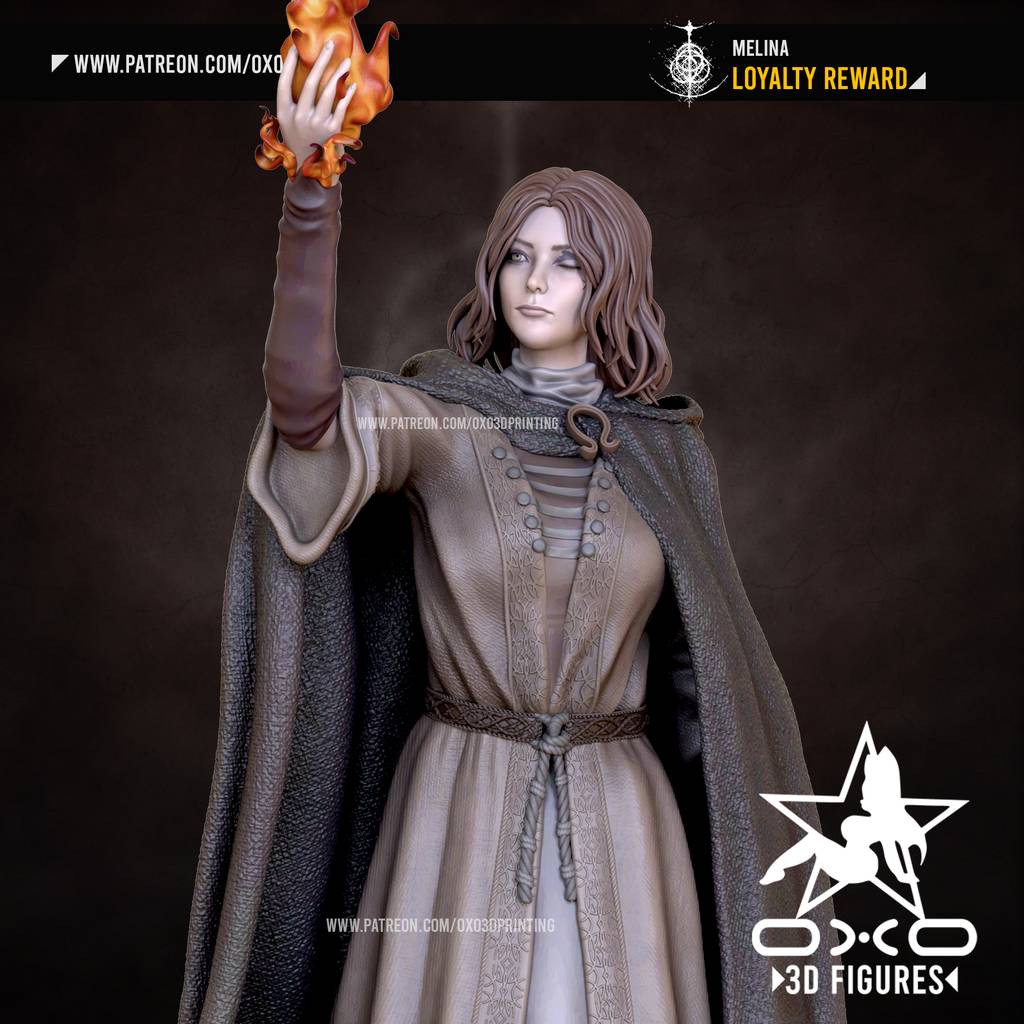 P站图纸印象馆 OXO3D 艾尔登法环 梅琳娜 OXO3D 艾尔登法环 梅琳娜