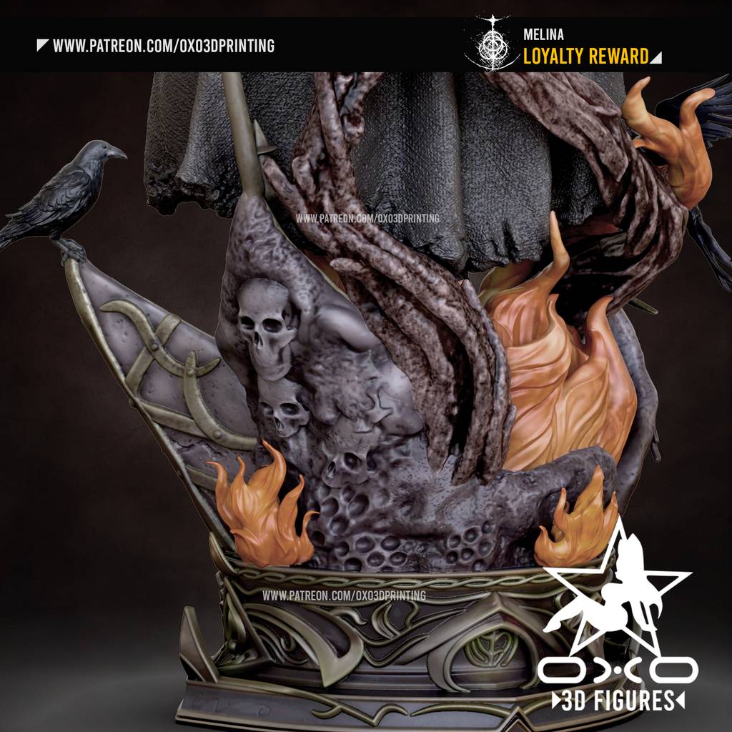 P站图纸印象馆 OXO3D 艾尔登法环 梅琳娜 OXO3D 艾尔登法环 梅琳娜