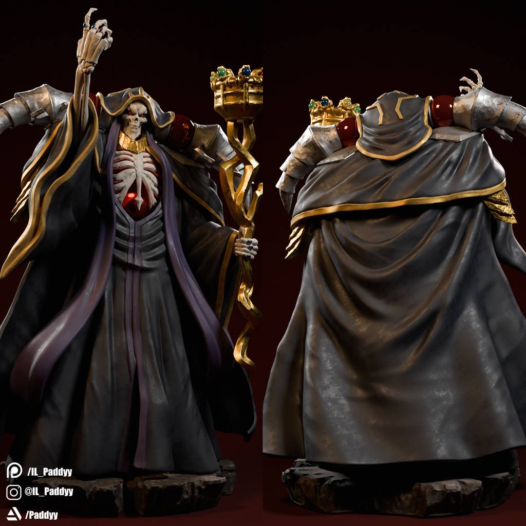 P站图纸印象馆 Il_Paddyy 不死者之王 安兹·乌尔·恭 Il_Paddyy 不死者之王 安兹·乌尔·恭