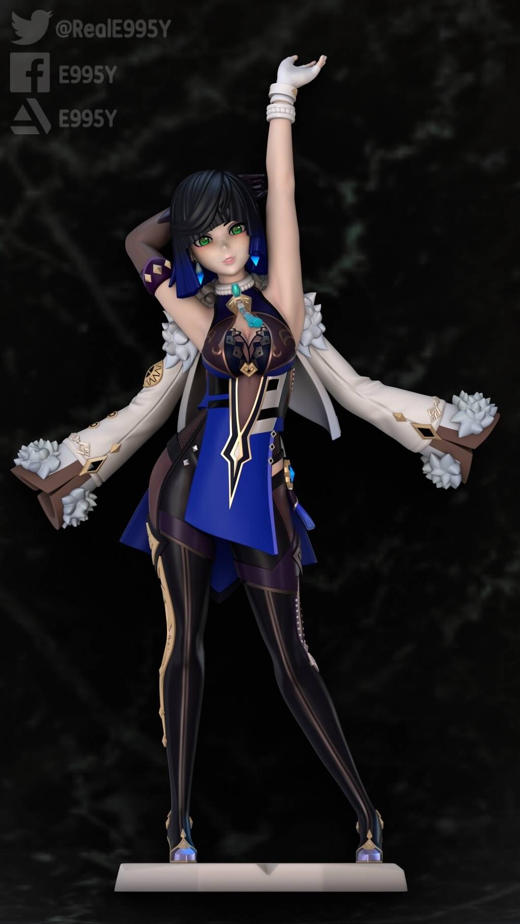 P站图纸印象馆 原神 夜阑 原神 夜阑