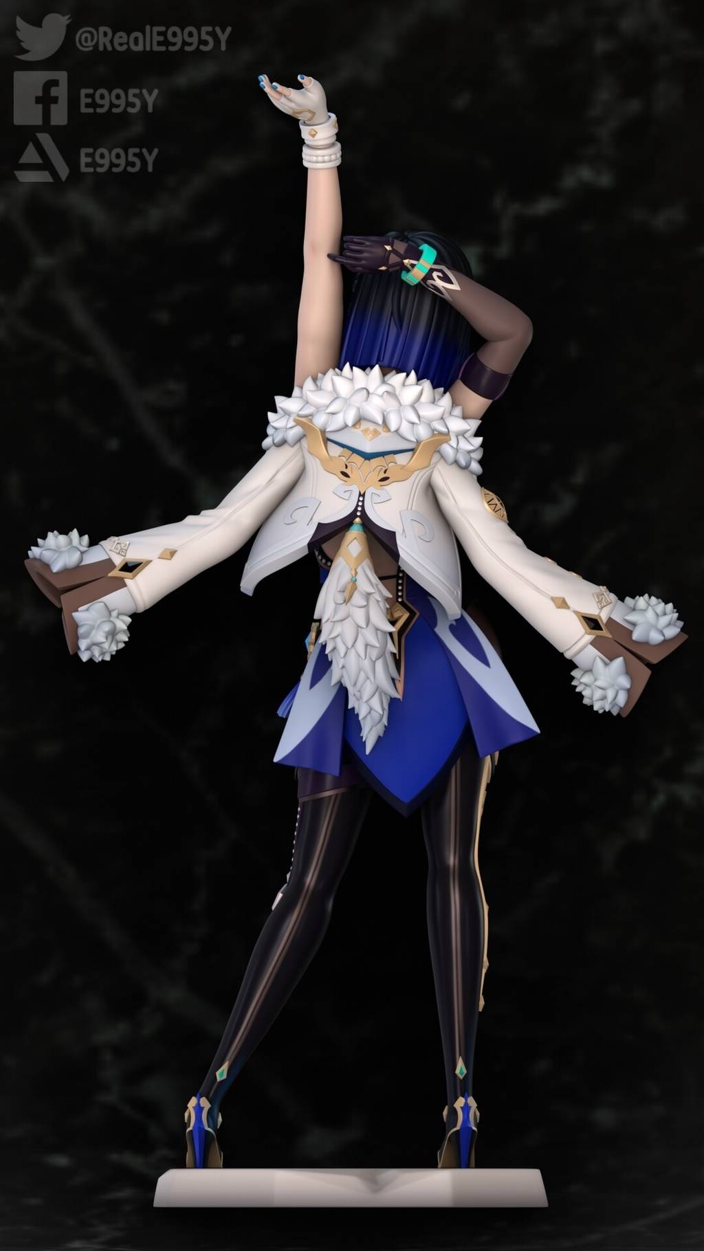 P站图纸印象馆 原神 夜阑 原神 夜阑