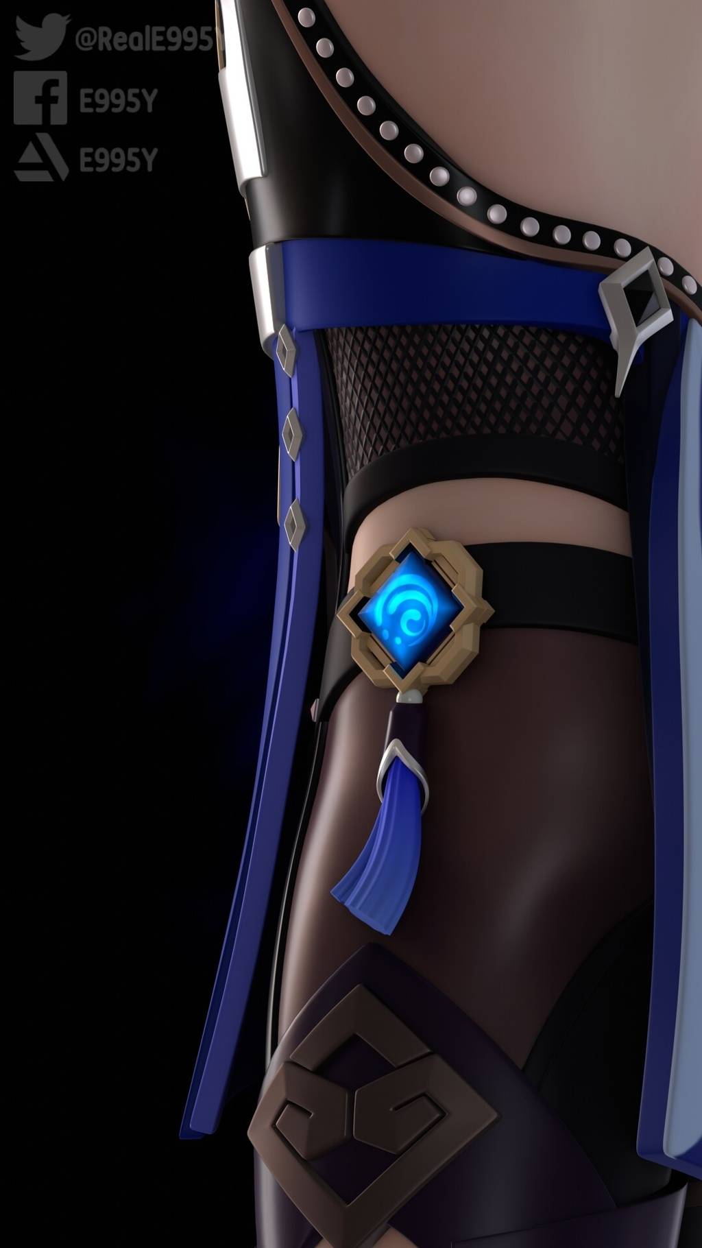 P站图纸印象馆 原神 夜阑 原神 夜阑