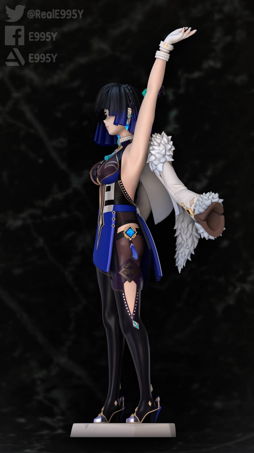 P站图纸印象馆 原神 夜阑 原神 夜阑