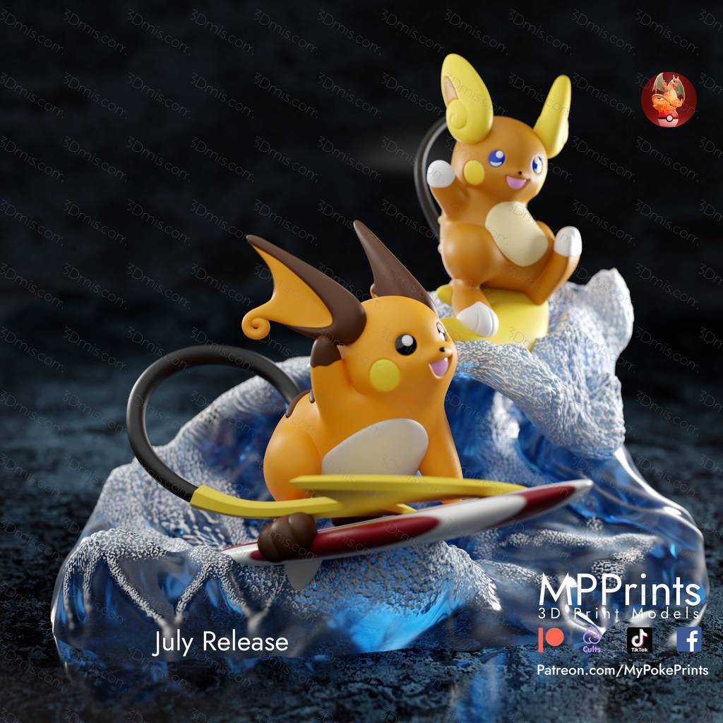 P站图纸印象馆 口袋妖怪 雷丘 口袋妖怪 雷丘