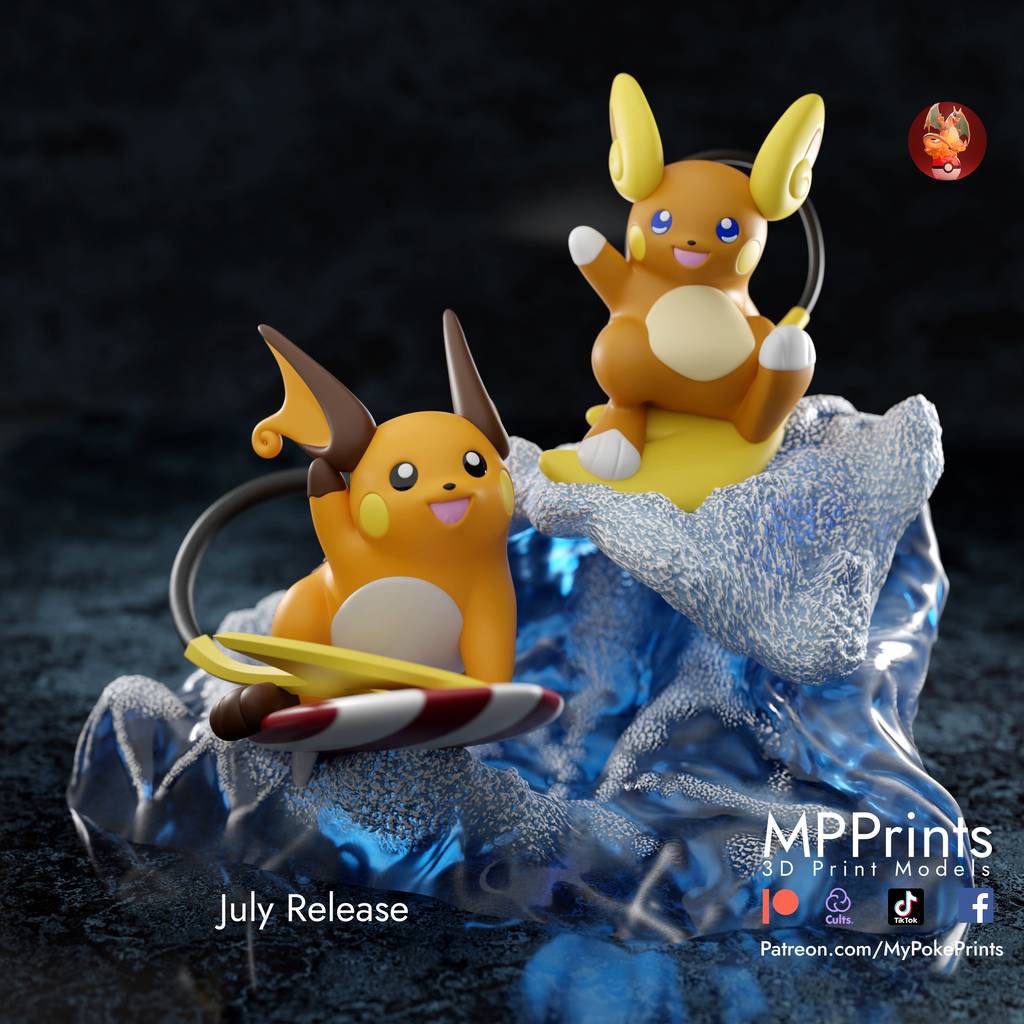 P站图纸印象馆 口袋妖怪 雷丘 口袋妖怪 雷丘