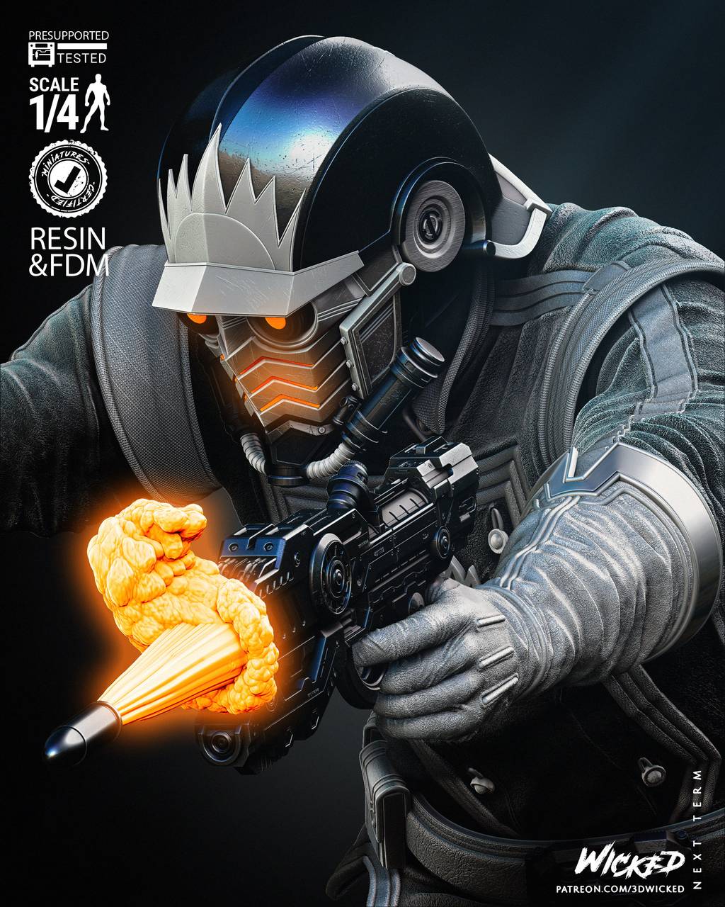 P站图纸印象馆 3DWicked 漫威 星爵 3DWicked 漫威 星爵