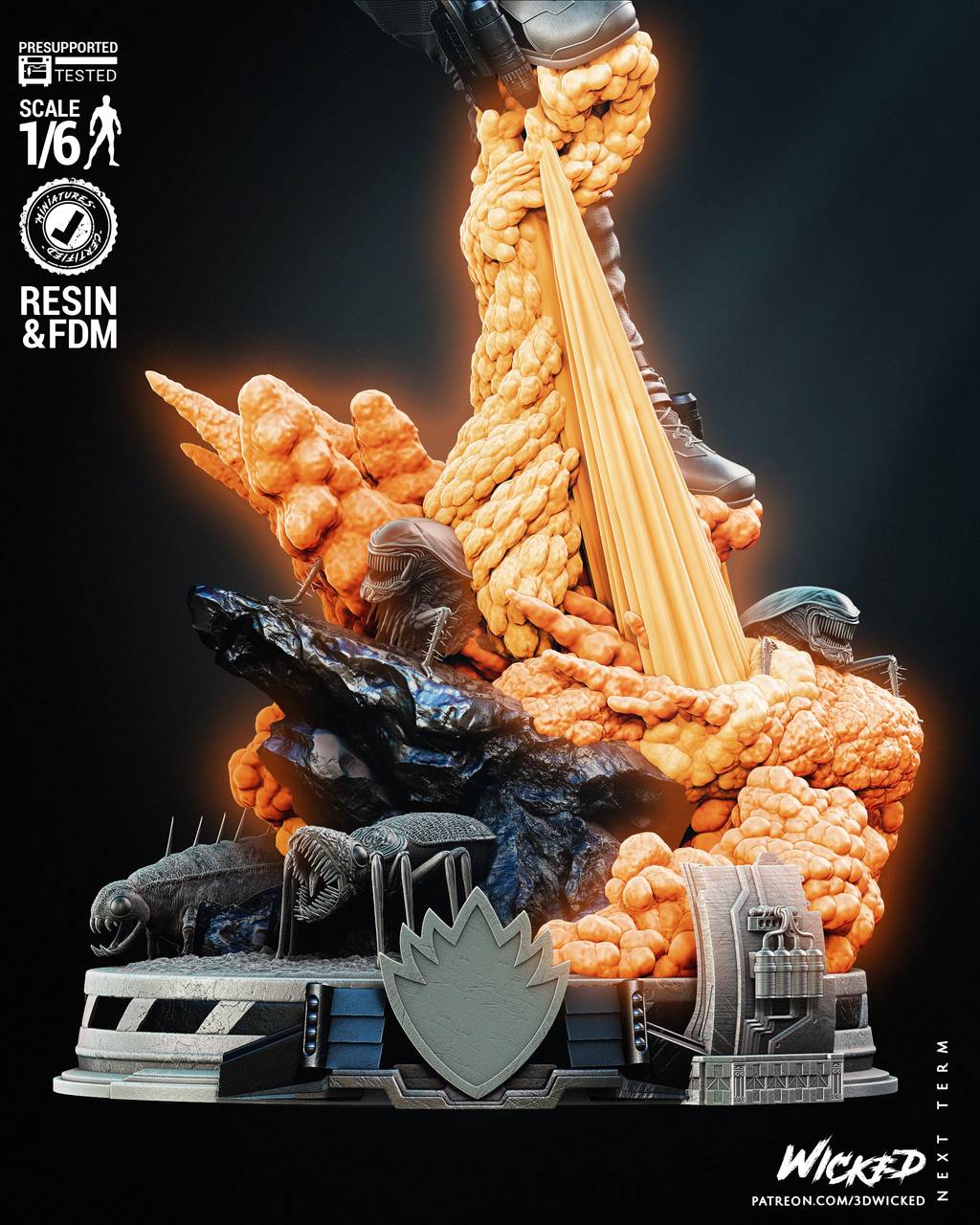 P站图纸印象馆 3DWicked 漫威 星爵 3DWicked 漫威 星爵