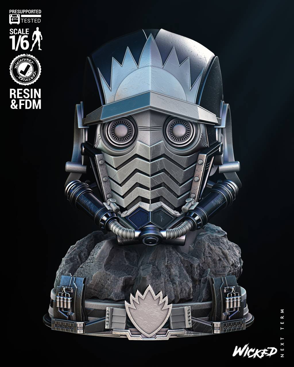 P站图纸印象馆 3DWicked 漫威 星爵 3DWicked 漫威 星爵