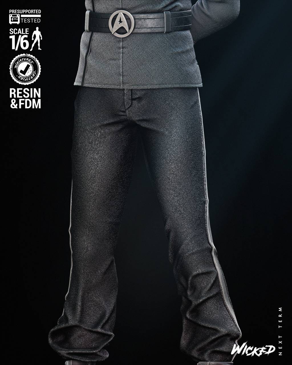 P站图纸印象馆 3DWicked 星际迷航 斯波克 3DWicked 星际迷航 斯波克