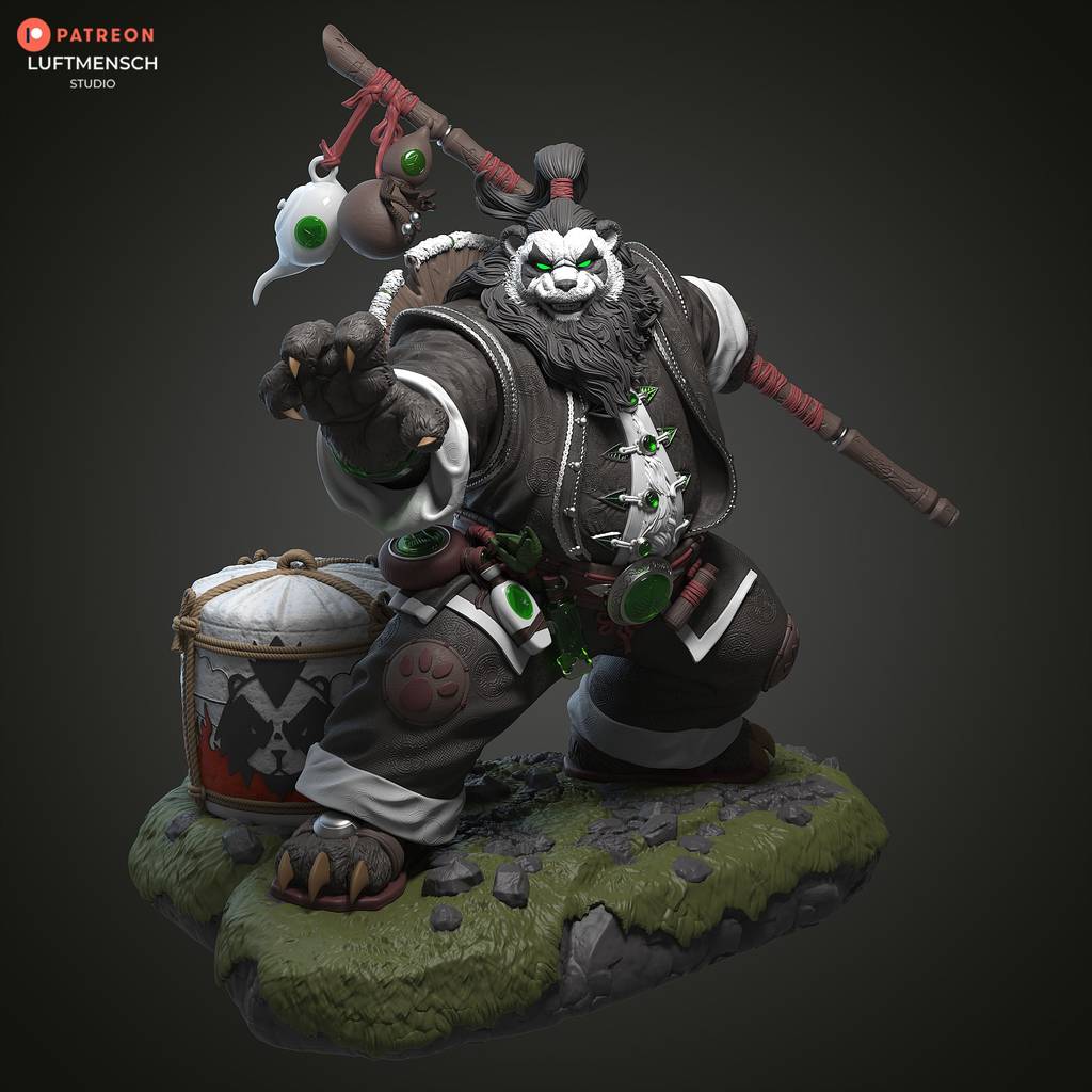 P站图纸印象馆 LuftMensch 魔兽世界 陈·风暴烈酒 LuftMensch 魔兽世界 陈·风暴烈酒