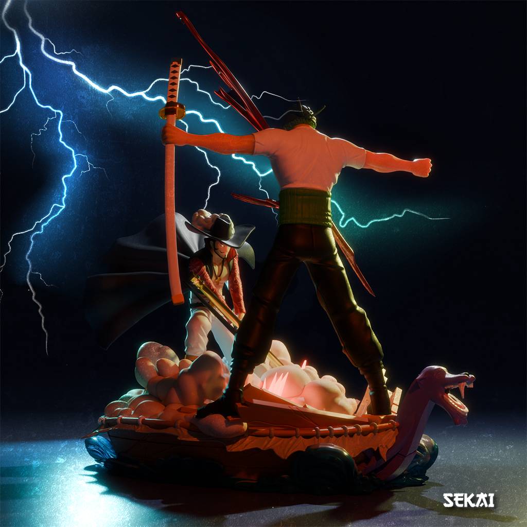 P站图纸印象馆 Sekai 海贼王 索隆vs 米霍克 Sekai 海贼王 索隆vs 米霍克