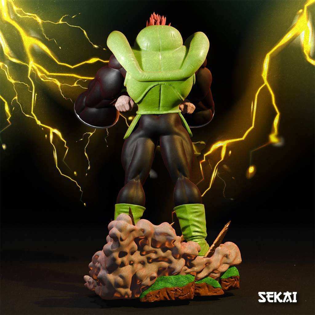 P站图纸印象馆 Sekai 龙珠 人造人16号 Sekai 龙珠 人造人16号