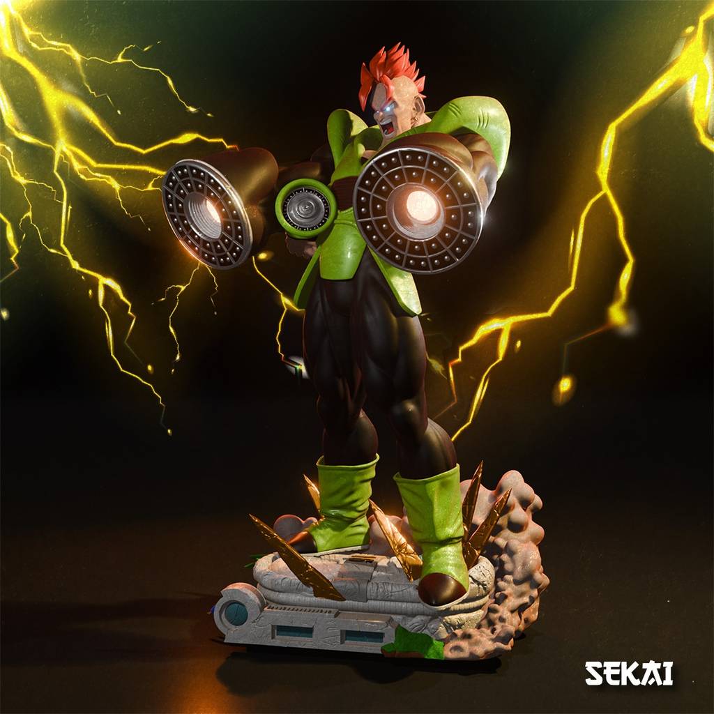 P站图纸印象馆 Sekai 龙珠 人造人16号 Sekai 龙珠 人造人16号