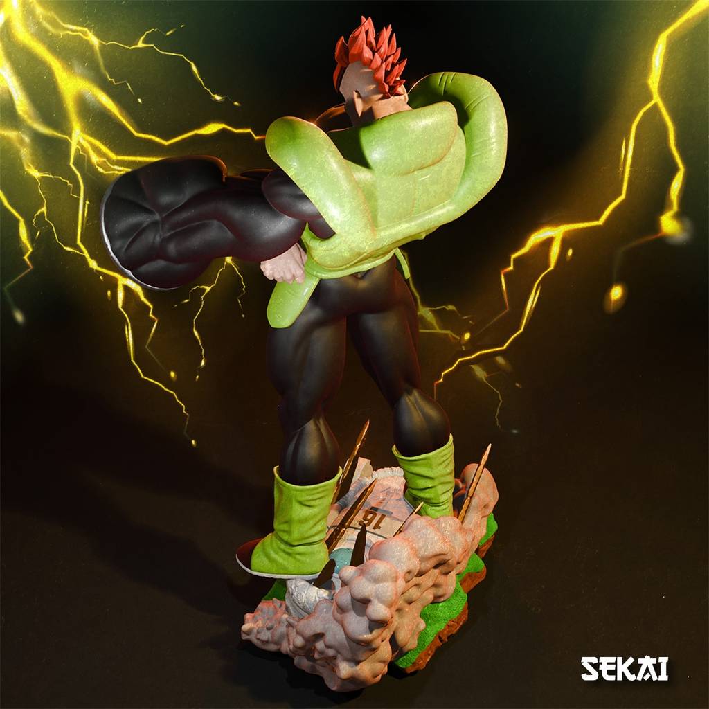 P站图纸印象馆 Sekai 龙珠 人造人16号 Sekai 龙珠 人造人16号