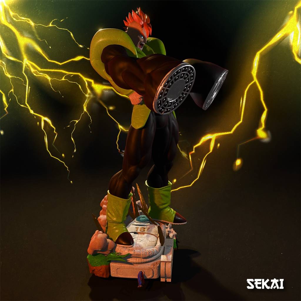 P站图纸印象馆 Sekai 龙珠 人造人16号 Sekai 龙珠 人造人16号