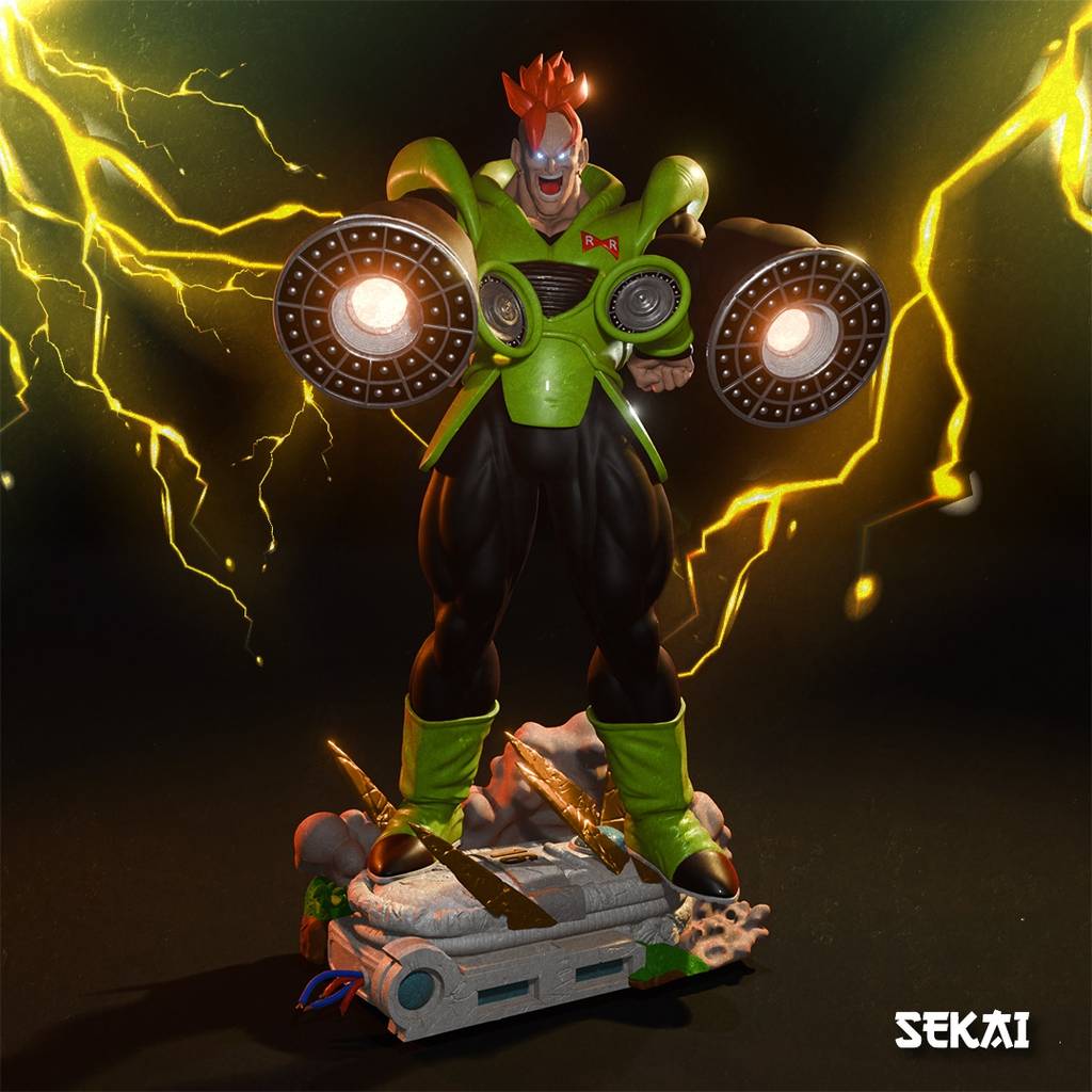 P站图纸印象馆 Sekai 龙珠 人造人16号 Sekai 龙珠 人造人16号