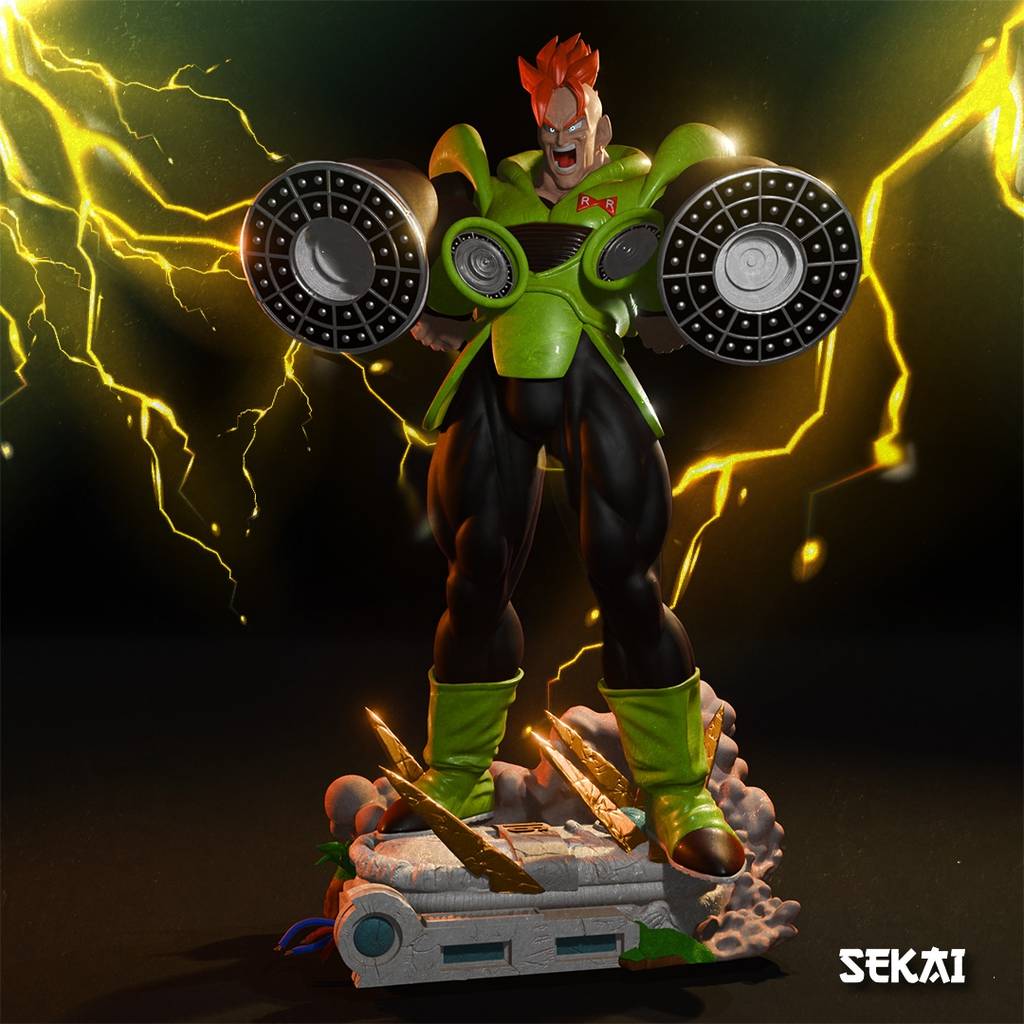 P站图纸印象馆 Sekai 龙珠 人造人16号 Sekai 龙珠 人造人16号