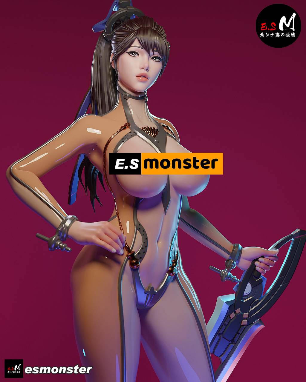 P站图纸印象馆 ESMonster 剑星 伊芙 ESMonster 剑星 伊芙