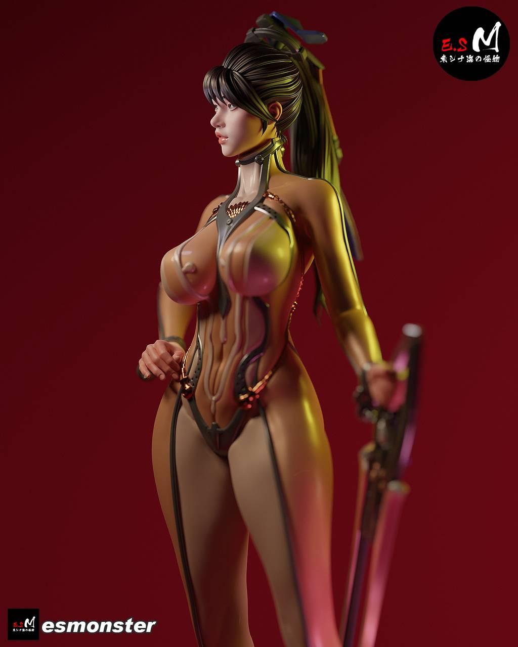 P站图纸印象馆 ESMonster 剑星 伊芙 ESMonster 剑星 伊芙