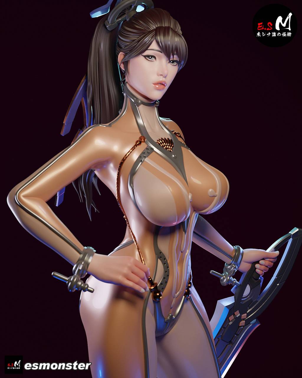 P站图纸印象馆 ESMonster 剑星 伊芙 ESMonster 剑星 伊芙