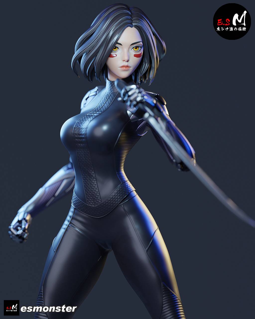 P站图纸印象馆 ESMonster 战斗天使 阿丽塔 ESMonster 战斗天使 阿丽塔